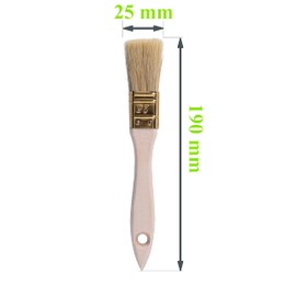 ToolSpace ToolSpace 36er Set Pinselset 25 mm Lack Flachpinsel Naturborsten Lasurpinsel Lackpinsel fr Lacke Beizpinsel Malerpinsel Einwegpinsel Acrylfarben Pinselsortiment Wandpinsel Streichpinsel Wandfarbe