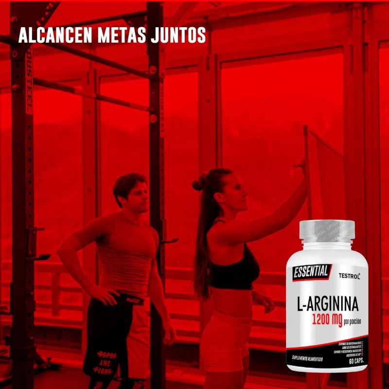 Testrol Combo Arginina Essential + Citrulina Essential 60 Caps C/u