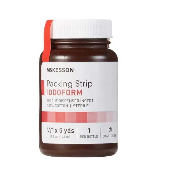 McKesson Wound Packing Strip Cotton 1/2" x 5 yd Sterile 61-59245, 1 Ct