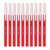 Dollar FeltStic Felt Tip Pens, RED, Pack of 10, Fine