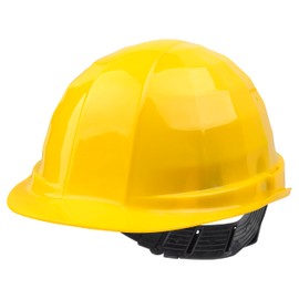 wolfcraft Protective Helmet Yellow I 4966000 I Industrial Protective Helmet for Protection Against Mechanical Hazards – Tested Quality "Made in Germany"