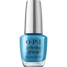 OPI Infinite Shine It’s in Your Jeans | Opaque Blue Long Wear Gel Like Crème Nail Polish | Make 'Em Jelly! Collection | Summer 2025