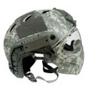 Camouflage Simple Assemble Disassembly Integrated Protection Tactics Helmet with Face