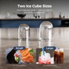 Electactic Ice Makers Countertop,26Lbs/24H,9 Cubes in 6 Mins,Portable Ice Maker
