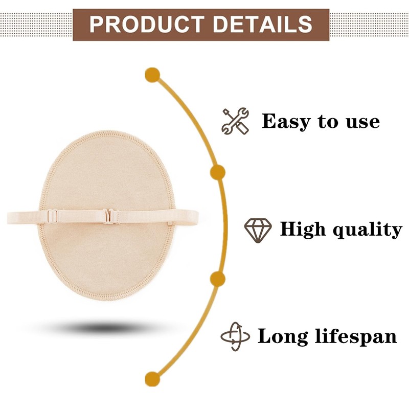 FJYXCHENXM 2 Pair Underarm Sweat Pads Universal Armpit Sweat Pads