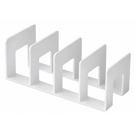 Multi Compartment Desktop Books Stand Organizer For Students Books And Stationery Storage Stable Anti Tip Design Space Saving