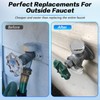 Langina 2PCS Outside Faucet Repair Kit(Fine Thread), ASSE 1019-A Vacuum