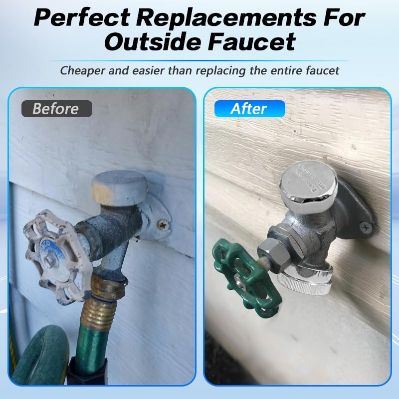 Langina 2PCS Outside Faucet Repair Kit(Fine Thread), ASSE 1019-A Vacuum