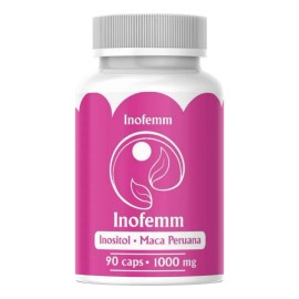 Suplemento Nutricional Inofemm Inositol Maca Peruana Cápsulas Gluten