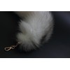 Chunxiao Luxe Fox Fur Tail Keychain - Fashion Accessory with
