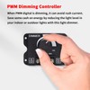 LED Light Strip Dimmer,DC 12V-24V 30A PWM Dimming Controller,Dimmer Knob
