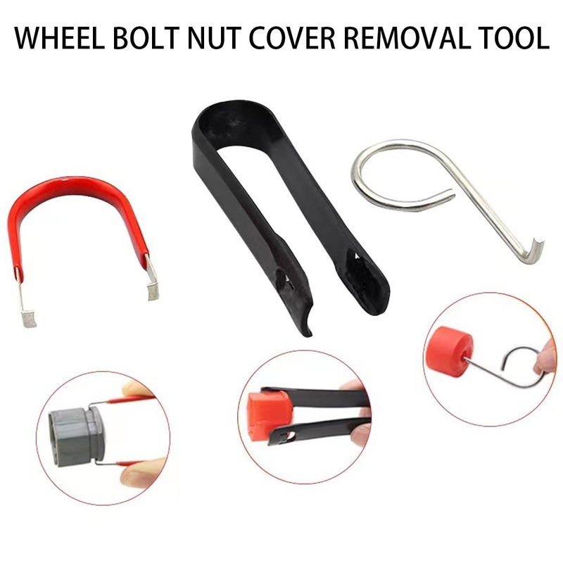 CGEAMDY Pack of 6 Wheel Bolt Caps Tool, 3 Versions