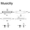 Musiclily ABR-1 Style Tune-o-matic Bridge and Tailpiece with Anchors and