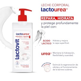 Lactovit - Crema Corporal Lactourea - Hidratante y Reparadora - 400 ml                                                                                