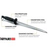 Kimura Professional Diamond Honing Steel, 10 inch Honing Rod, Diamond