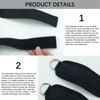 Lifting Straps with D Rings Wrist Cuff Cable Attachment Adjustable