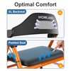 HOMLAND Foldable Rollator Walkers with Seat for Seniors, 8'' Big