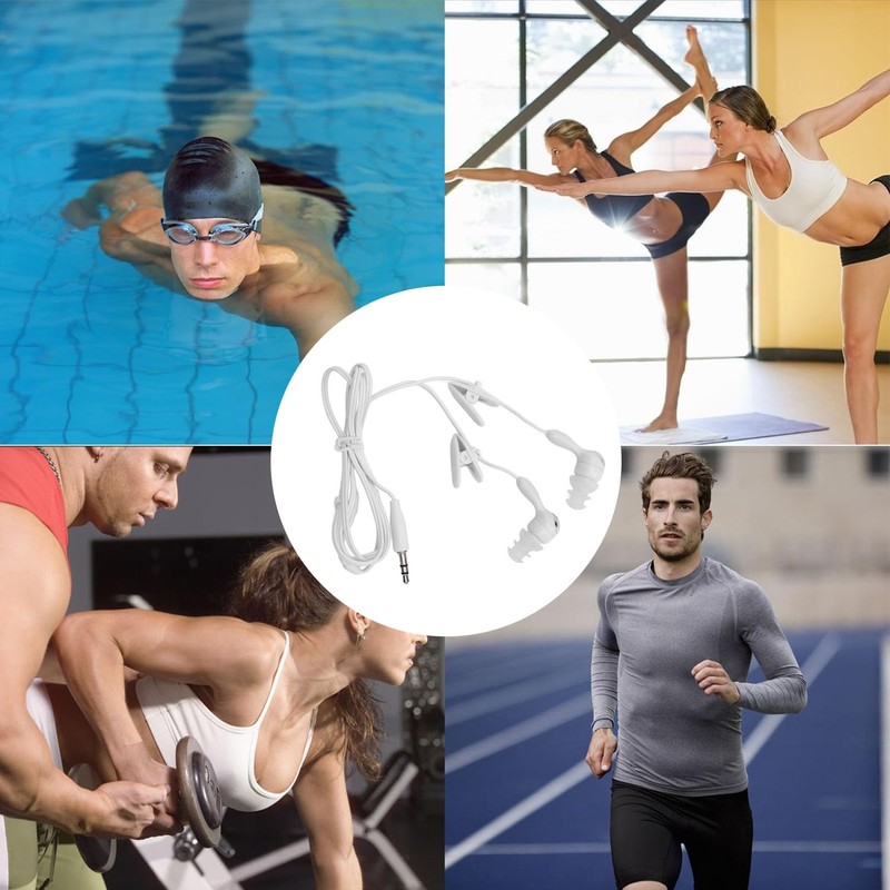 Sport Wired Earbuds, IP68 Waterproofing Wired Earbuds with Noise Isolation,