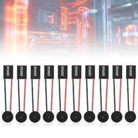 EIMSOAH 10pcs Desktop PC Computer Mainboard Case Beep Buzzer Speaker Connector Plug, Mainboard Speaker, Motherboard 4 Pin Speaker, for Computer Repair