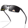 [Epavouos] Men's Polarized Sports Sunglasses, Ultra Lightweight Metal Frame, UV400