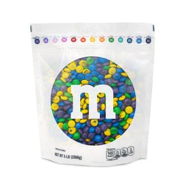 M&M'S WORLD Milk Chocolate Birthday Candy - 5lbs of Bulk Candy for Birthday Party, Party Favors, Goody Bag Stuffers and More