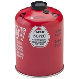 MSR IsoPro Fuel Canister for Backpacking and Camping Stoves, 16oz / 450g
