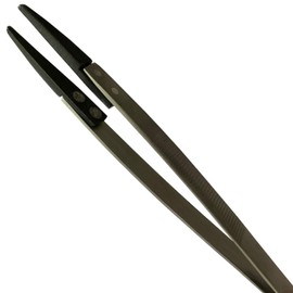 Jewellers Tools TWEEZER WITH PLASTIC TIP 40mm Plastic Tip With 12mm Opening 160mm Long Tool (35)