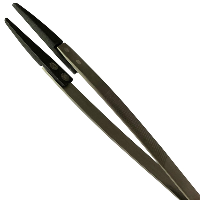 Jewellers Tools TWEEZER WITH PLASTIC TIP 40mm Plastic Tip With