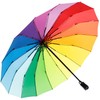 iX-brella Pocket Umbrella 16 Pieces with Hand Opener, rainbow, Pocket