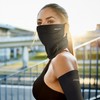 IWanna UV Protection Sports Mask + Arm Sleeves Set Gray