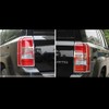 GHXSport Chrome Tail Light Cover Trim Set for Jeep Patriot