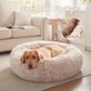 BedStill 36 inches Donut Dog Bed for Large Dogs -Calming