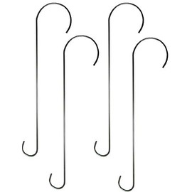 4-Pack of Squirrel Stopper Stainless Steel Branch S Hook 23"