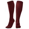 CHAMPRO Pro Socks, Single Pair, Adult Small, Maroon