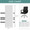 Easy-Going - Funda reversible para silla de oficina, resistente al