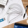 Mr. Pen- Plastic Protractor, 3 Pack, 6 Inch, Clear Protractors