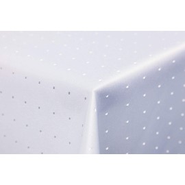 Punkte Damask Tablecloth by First-Tex, Various Colours and Sizes, 130x220