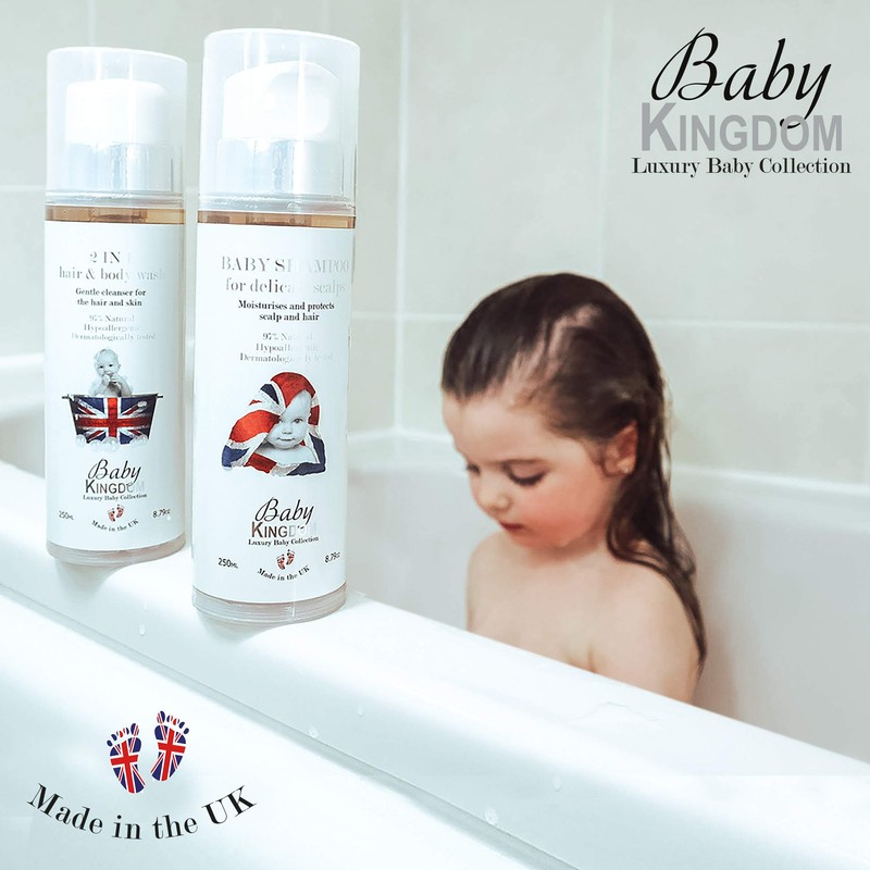 Baby Kingdom Shampoo Moisturizes and Protects Scalp and Hair -