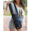 Sachi Crossbody Insulated Bottle Bag - Black