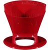 Melitta Single Cup Pour-Over Cone Coffee Brewer, Red (Pack of