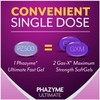 Phazyme Ultimate Gas & Bloating Relief Simethicone 500mg, Anti-Gas, 20