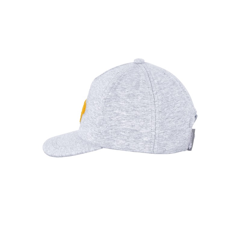 Sterntaler Unisex Children's Baseball Cap Fleece Dino Children's Hat, silver
