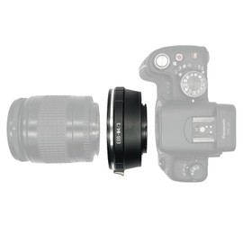 EOS-M4/3 Lens Adapter Compatible with EF, EF-S Lens to Micro Four Thirds (MFT, M4/3) Camera DMC-G1, DMC-G2, DMC-G3, DMC-GH1 .EF to M4/3 Lens Adapter