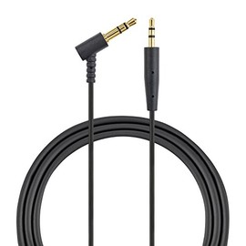 AGS Retail Ltd Compatible Replacement Audio Cable for Bose NC700 Headphones – Black, 1.5 m, Headphone Cord w/Gold-Plated Audio Jacks | Audio and Video Accessories