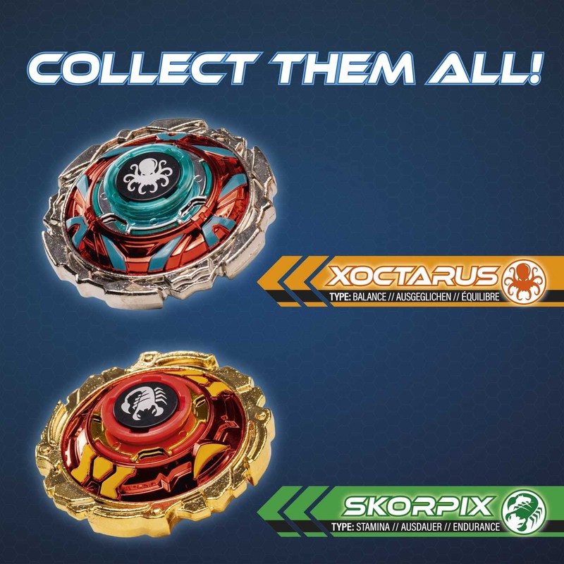 CRAZE Blade Battle Spinner - Skorpix Xoctarus Evolution Metal Spinning