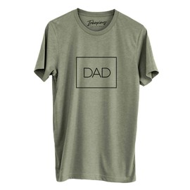 Inkopious Dad T-Shirt - First Time Father's Day Present - Unisex Crewneck 2XL Olive