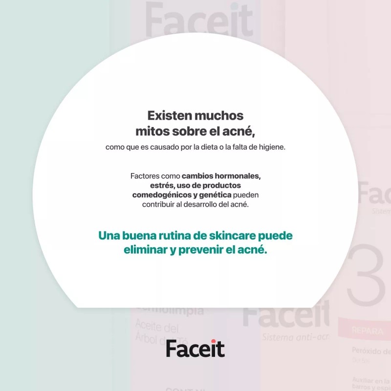 Faceit Sistema O Rutina Contra Acné De Tres Pasos Face