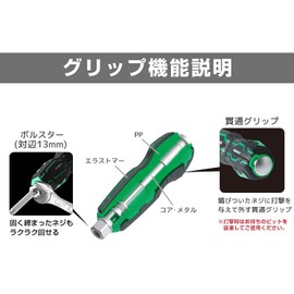 ENGINEER Engineer Threadsaurus GT Drive 02 Ball Grip Through Driver with Bolster Plus +No.2 DZ-72