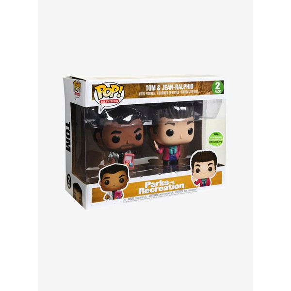 Funko Pop! Television: Parks And Recreations Tom & Jean-Ralphio Vinyl Figure Set 2018 ECCC Spring Convention Exclusive