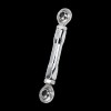POWERJAMES Mid Control Shifter Lever for Harley Dyna Low Rider